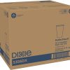 Dixie PerfecTouch 12 Oz Insulated Paper Hot Coffee Cup by GP PRO (Georgia-Pacific); Coffee Haze; 5342DX; 500 Count (25 Cups Per Sleeve; 20 Sleeves Per Case)