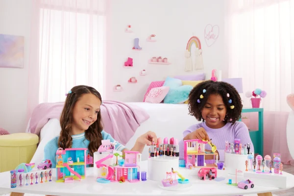 Barbie Mini Barbieland Fashionistas Dolls, 1.5-Inch Dolls in Lipstick Tube, Surprise Reveal