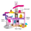 Fisher-Price Little People Barbie Little Dreamhouse Toddler Playset With Music & Lights, 7 Pieces