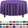 Premium Round Purple Table Cover