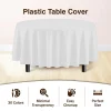 Premium Round White Table Cover