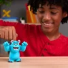 Disney And Pixar Click Figs Sulley Monsters Inc., James P Sullivan Small Movie Toy With Pop Up Action Move