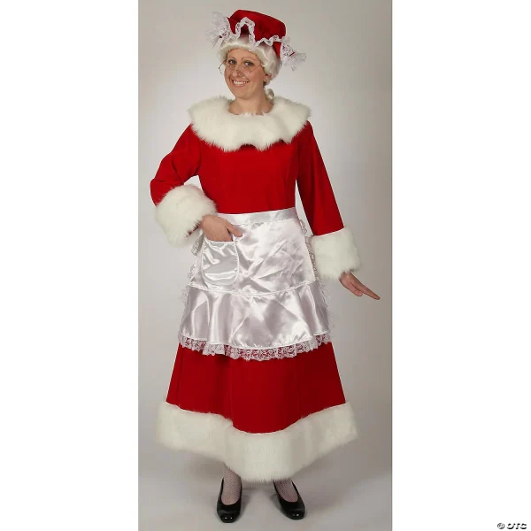 Women’s Regal Red Velvet Mrs. Claus Costume