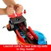 Disney And Pixar Cars Glow Racers Launch & Criss-Cross Playset With 2 Glow-In-the-Dark Vehicles
