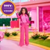 Barbie the Movie Collectible Gloria Doll Wearing Pink Power Pantsuit