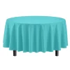 Premium Round Aqua Blue Table Cover