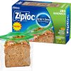 Ziploc Sandwich and Snack Bags with EasyGuide Texture, Plastic Storage Bags with Grip 'n Seal Technology, 280 Bags Total
