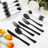 Supernal 60 Pack Pre Rolled Napkins with Gold Plastic Silverware, Premium Disposable Gold Wrapped Cutlery Set Includes: 60 Forks 60 Knives 60 Spoons 60 Napkin for Party