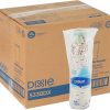 Dixie PerfecTouch 12 Oz Insulated Paper Hot Coffee Cup by GP PRO (Georgia-Pacific); Coffee Haze; 5342DX; 500 Count (25 Cups Per Sleeve; 20 Sleeves Per Case)