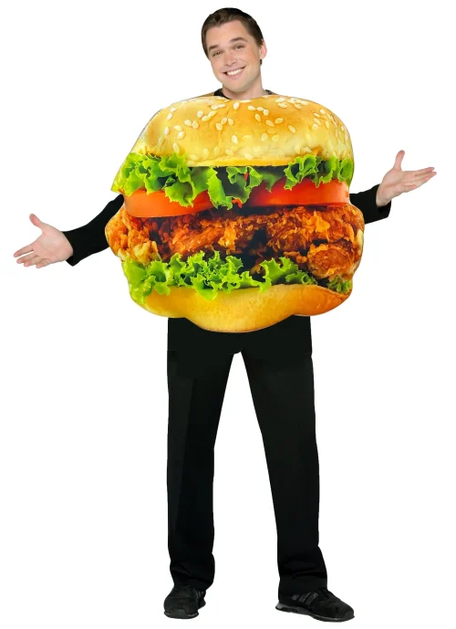 Get Real Chicken Sandwich Costume