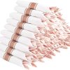 Supernal 60 Pack Pre Rolled Napkins with Gold Plastic Silverware, Premium Disposable Gold Wrapped Cutlery Set Includes: 60 Forks 60 Knives 60 Spoons 60 Napkin for Party