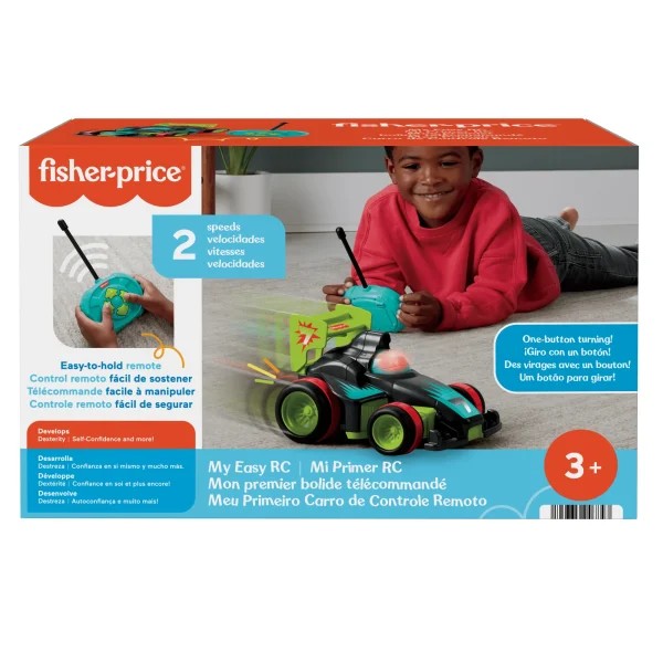 Fisher-Price My Easy RC Preschool Toy Remote Controlled Car For Kids Ages 3+ Years