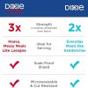 Dixie Ultra Paper Plates, 10 1/16 inch, Dinner Size Printed Disposable Plate, 172 Count (4 Packs of 43 Plates), Packaging and Design May Vary