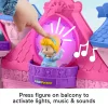 Disney Princess Magical Lights & Dancing Castle Little People Toddler Playset, 2 Figures