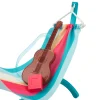 Barbie World Hammock Set With 7 Camping Accessories Including Swinging Hammock With Guitar & Puppy
