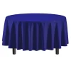 Premium Round Navy Blue Table Cover