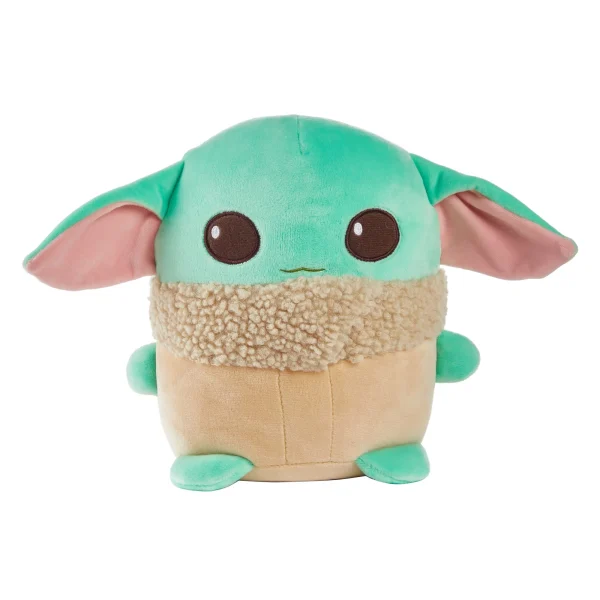 Star Wars Cuutopia Plush Grogu, 10-In  Soft Rounded Pillow Doll, Collectible Superhero Stuffed Animal