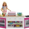 Barbie Ultimate Kitchen Doll & Playset With Lights & Sounds & 20+ Accessories, Blonde Chef Doll