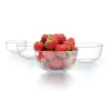 Trend Glass Look Gold Plastic Bowls | 10 Count