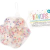 Confetti Filled Bouncy Balls Net Bag 8ct