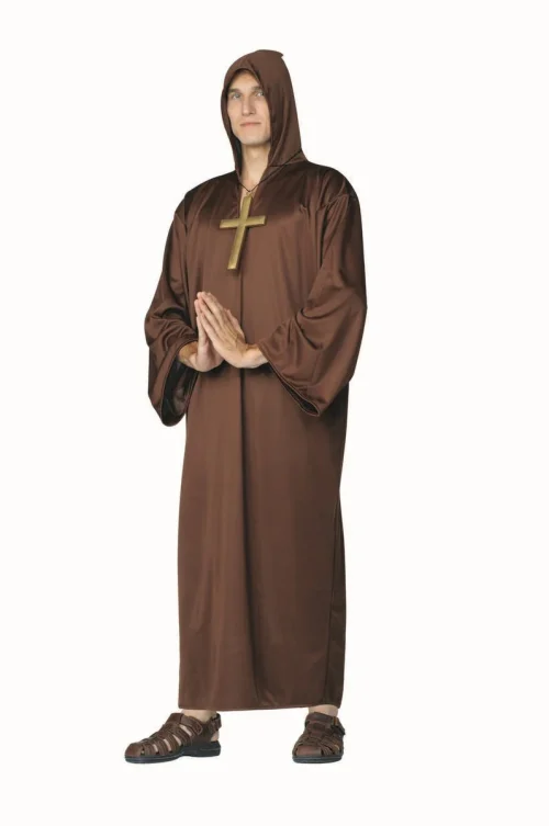 Serene Brown Monk Attire