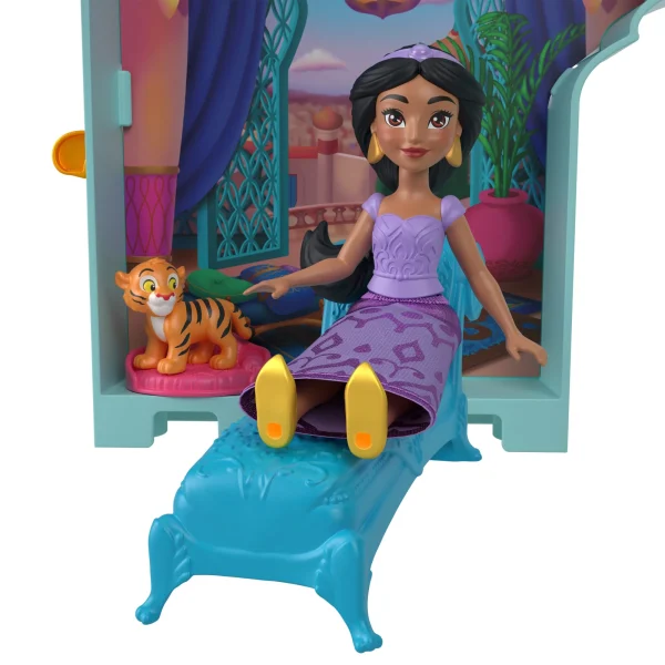 Disney Princess Jasmine Stacking Castle Doll House With Small Doll, Inspired By Disney Movie Aladdin