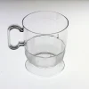 8 Oz. Clear Glazed Coffee Cups W/ Handle | 8 Count