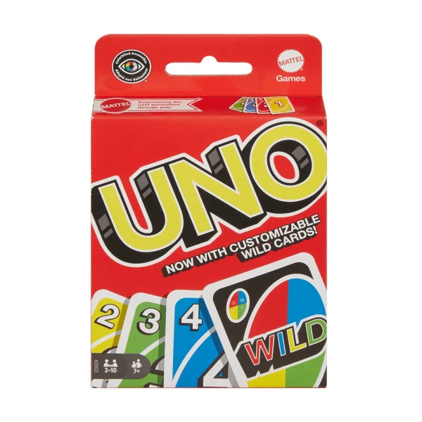 UNO Color & Number Matching Card Game For 2-10 Players Ages 7Y+
