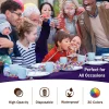 Purple Plastic Table Cover