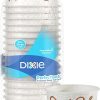 Dixie PerfecTouch 12 Oz Insulated Paper Hot Coffee Cup by GP PRO (Georgia-Pacific); Coffee Haze; 5342DX; 500 Count (25 Cups Per Sleeve; 20 Sleeves Per Case)