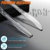 7.5" Clear Plastic Knives Heavy Duty Upgraded Heat Resistant & BPA Free, Solid and Durable Plastic Cutlery, Premium Disposable Knives, for Party Supply(84 Count)