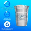 Ball Aluminum Cup Recyclable Party Cups, 20 oz. Cup, 30 Cups Per Pack