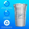 Ball Aluminum Cup Recyclable Party Cups, 20 oz. Cup, 30 Cups Per Pack