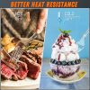 7.5" Clear Plastic Knives Heavy Duty Upgraded Heat Resistant & BPA Free, Solid and Durable Plastic Cutlery, Premium Disposable Knives, for Party Supply(84 Count)
