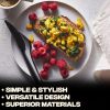 Party Bargains Disposable Cutlery set, SAPPHIRE Design, Clear Color, 360 Pieces: 180 Forks, 120 Spoons, 60 Knives